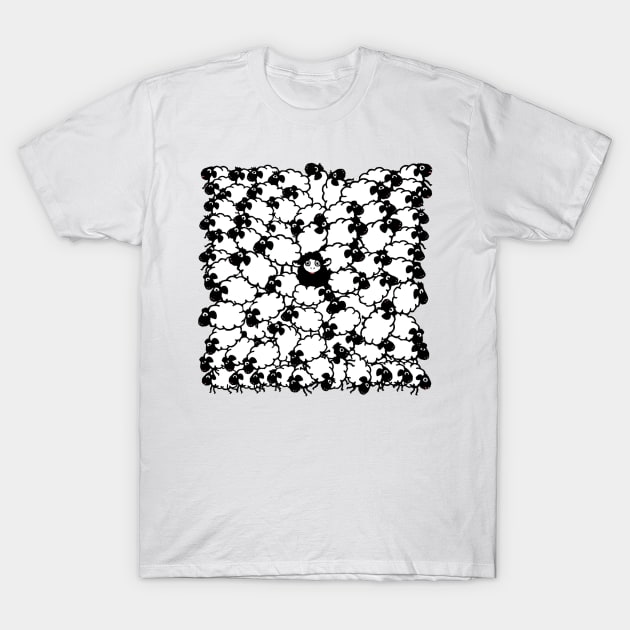 Black Sheep T-Shirt by TenomonMalke